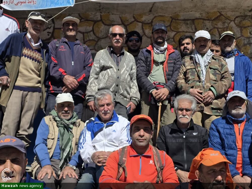 حضور امام جمعه تویسرکان در جمع کوهنوردان