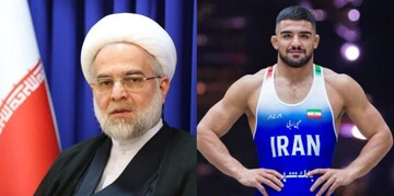 پیام تبریک نماینده ولی‌فقیه در کردستان در پی قهرمانی «عظیمی» در مسابقات جهانی کشتی آزاد