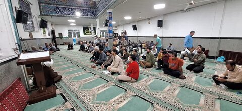 تصاویر/ درس اخلاق با سخنرانی حجت  الاسلام حسن وطن خواه در مسجدالرسول(ص)