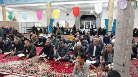 تصاویر/ محفل انس با قرآن در مسجد حضرت ولیعصر(عج) بیجار