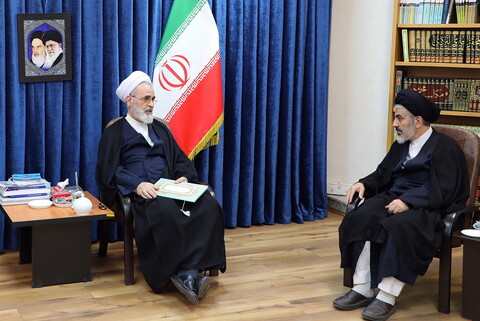 تصاویر/ دیدار نماینده ولی فقیه و امام جمعه ارومیه با آیت الله اعرافی