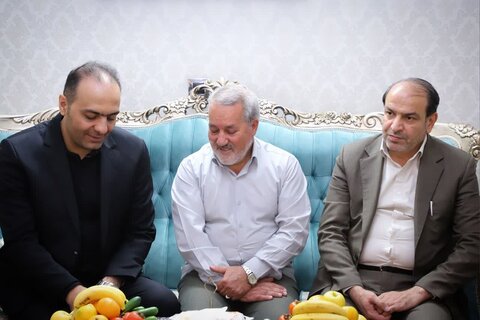 تصاویر/دیدار با جانباز سرافراز و فرزند معظم شهید "علی عاشوری" در اراک