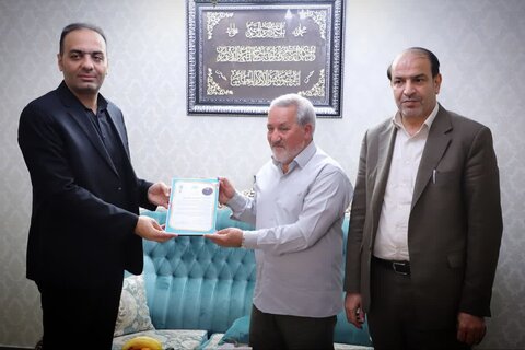 تصاویر/دیدار با جانباز سرافراز و فرزند معظم شهید "علی عاشوری" در اراک