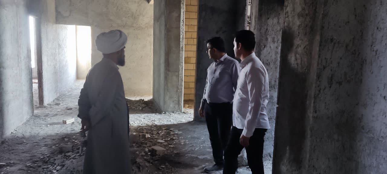 بازدید مدیر توسعه و عمران مرکز مدیریت حوزه علمیه از مدارس علمیه هرمزگان+عکس