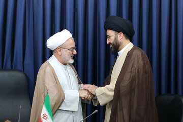 تصاویر/ آیین معرفی دبیر ستاد همکاری‌های حوزه و آموزش و پرورش