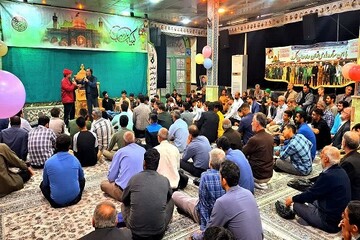 برگزاری جشن میلاد حضرت زینب(س) در حسینیه مسجدالنبی(ص) محله طاقبستان