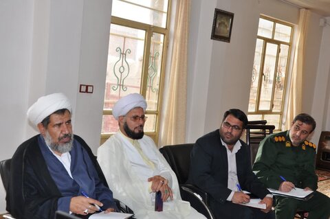 تصاویر/ جلسه قرارگاه راهبری مساجد شهرستان باروق