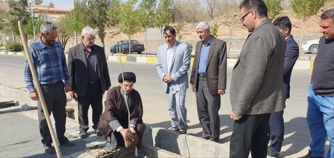 تصاویر / بازدید امام جمعه تویسرکان از پروژه‌های عمرانی شهرستان