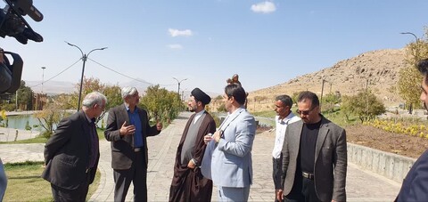 تصاویر / بازدید امام جمعه تویسرکان از پروژه‌های عمرانی شهرستان