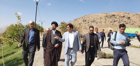 تصاویر / بازدید امام جمعه تویسرکان از پروژه‌های عمرانی شهرستان