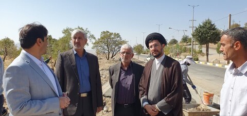 تصاویر / بازدید امام جمعه تویسرکان از پروژه‌های عمرانی شهرستان