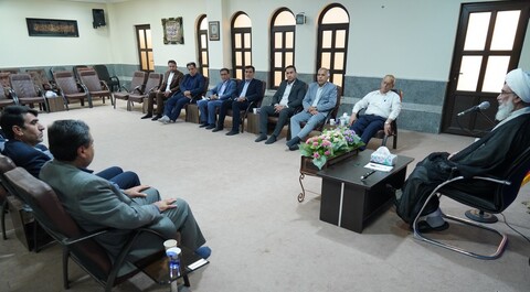 تصاویر/ دیدار برخی مسئولان با نماینده ولی‌فقیه در بوشهر