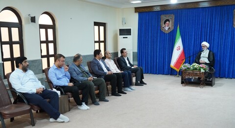 تصاویر/ دیدار برخی مسئولان با نماینده ولی‌فقیه در بوشهر
