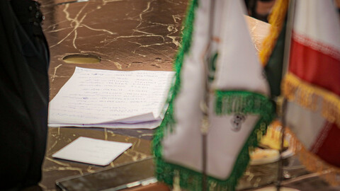 تصاویر/هم‌اندیشی رابطین خواهر طرح امین با معاون تبلیغ حوزه علمیه همدان