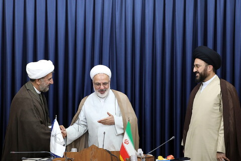 تصاویر/ آیین معرفی دبیر ستاد همکاری‌های حوزه و آموزش و پرورش