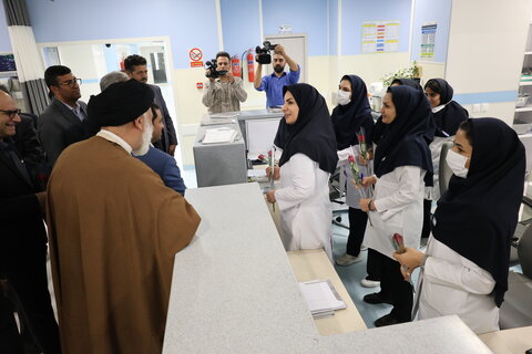 تصاویر/ دیدار امام جمعه شهرکرد با پرستاران