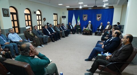 تصاویر/ آیین معارفه دبیر جدید ستاد امر به معروف بوشهر