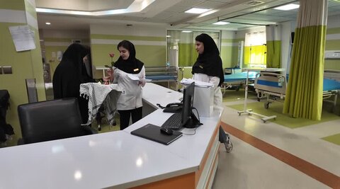 تصاویر/ تقدیر فرمانده سپاه الغدیر یزد از پرستاران