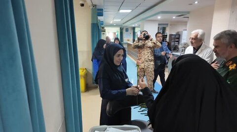 تصاویر/ تقدیر فرمانده سپاه الغدیر یزد از پرستاران