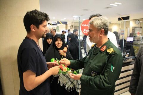 تصاویر/ تقدیر فرمانده سپاه الغدیر یزد از پرستاران