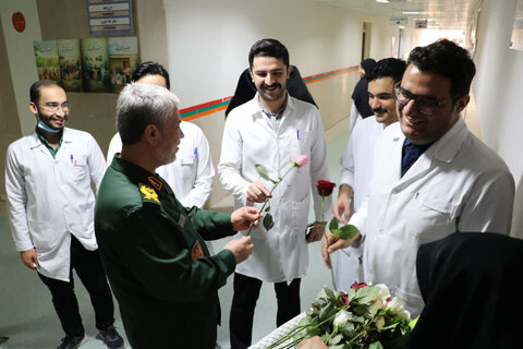 تصاویر/ تقدیر فرمانده سپاه الغدیر یزد از پرستاران