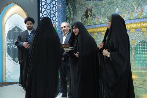 تصاویر/ مراسم تجلیل از پرستاران در امامزاده موسی مبرقع(ع)