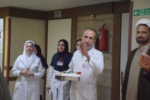 تصاویر/ دیدار امام جمعه شاهرود با پرسنل و پرستاران بیمارستان امام حسین(ع) شاهرود