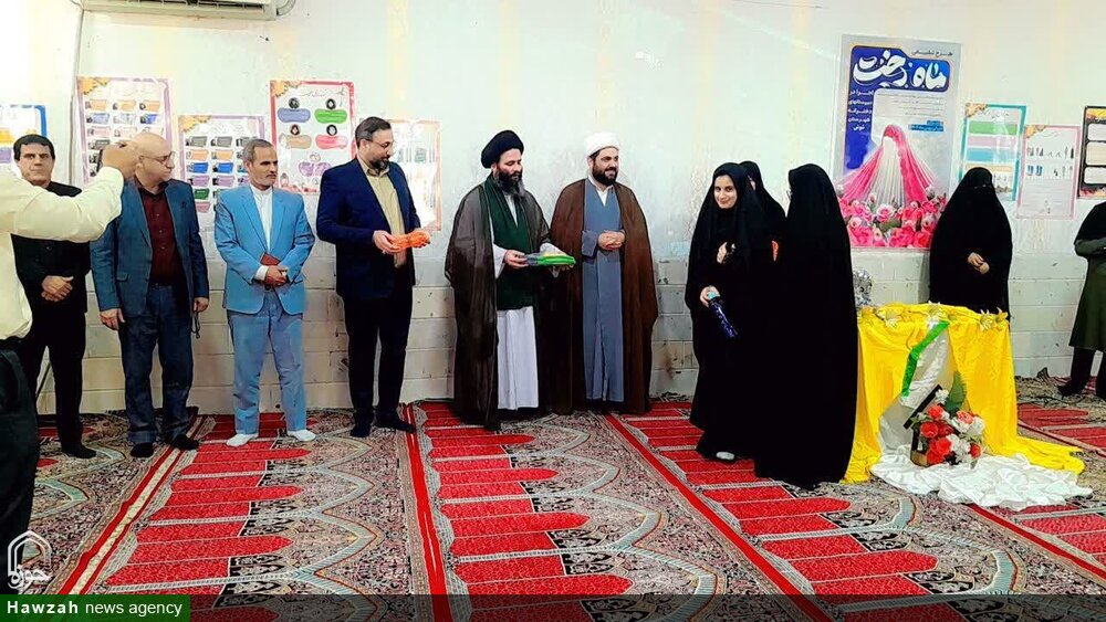آیین افتتاحیه طرح فرهنگی–تربیتی «ماه دخت» از حوزه علمیه شوش در مدارس