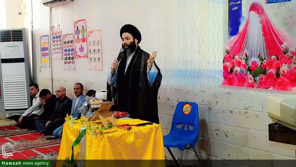 آیین افتتاحیه طرح فرهنگی–تربیتی «ماه دخت» از حوزه علمیه شوش در مدارس