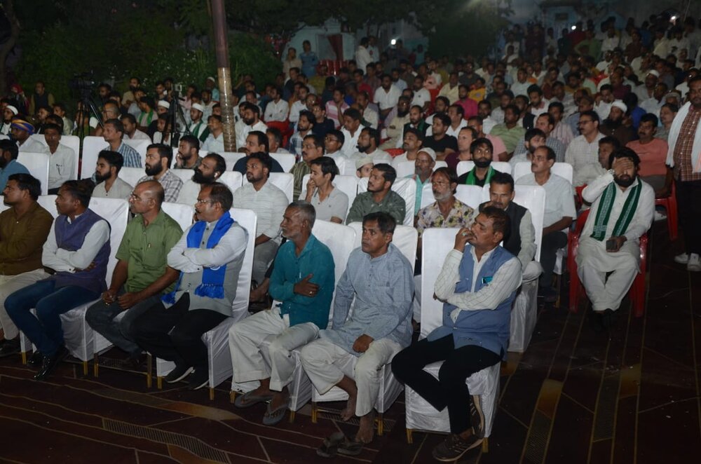 कर्बला अब्बास बाग़ में मौलाना कल्बे जव्वाद पर हुए हालिया हमले के खिलाफ ज़बरदस्त विरोध प्रदर्शन