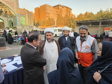 تصاویر/ برگزاری همایش میز خدمت در حریم امامزاده صالح فرحزاد
