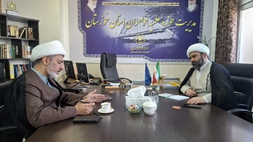 برگزاری نشست تعاملی اداره کل تبلیغات اسلامی با مدیر حوزه‌ علمیه خواهران خوزستان