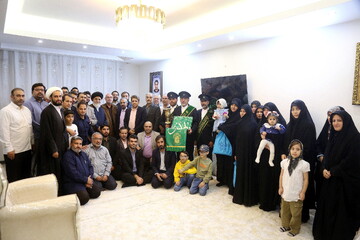 تصاویر/ تجلیل و تکریم اهالی رسانه و خبر قم از سه همسر شهید مدافع حرم