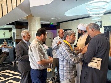 بازدید مسئول بعثه مقام معظم رهبری در مدینه از هتل اندلس الماسی