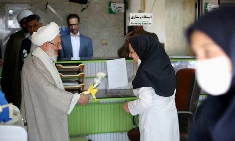 تصاویر/ گرامیداشت روز پرستار در بیمارستان شهید بهشتی تفت