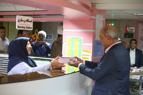 تصاویر/ گرامیداشت روز پرستار در بیمارستان شهید بهشتی تفت