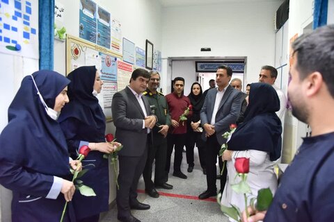 تصاویر/ تجلیل از پرستاران بیمارستان ضیایی اردکان