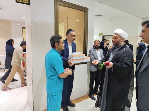 تصاویر/ تقدیر امام جمعه بم از کادر درمان