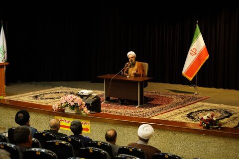 تصاویر/  برگزاری جلسه اخلاق ویژه فرماندهان و مدیران دستگاه‌های اجرایی آذربایجان‌غربی