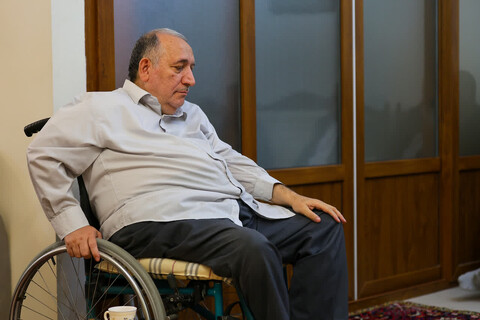 تصاویر | عیادت امام جمعه تبریز از جانبازان سرافراز دفاع مقدس