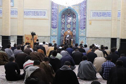 تصاویر/ جلسه اخلاق امام جمعه مراغه در حوزه علمیه بناب
