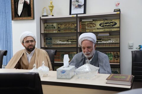 تصاویر/ جلسه مدیر حوزه علمیه کردستان با دادستان ویژه روحانیت منطقه غرب کشور