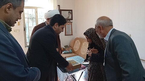 تصاویر/ دیدار با خانواده‌های معظم شهدا و جانبازان در ماهان