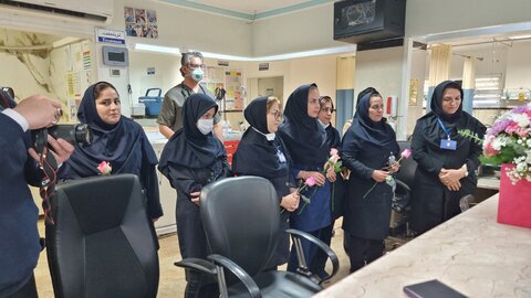 تصاویر/ تقدیر از پرستاران دماوند با حضور امام جمعه