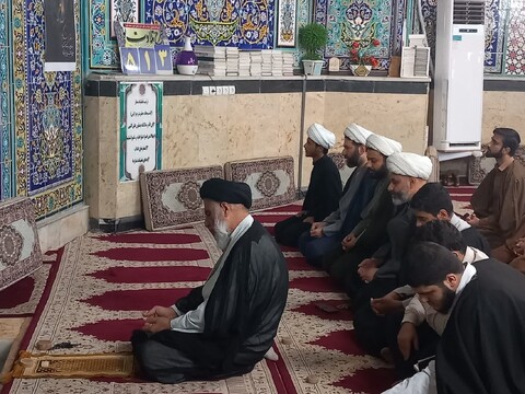 درس اخلاق در مدرسه علمیه خاتم الانبیاء(ص) شهرستان اهواز