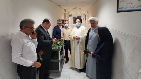 تصاویر/ تجلیل امام جمعه جم از پرستاران