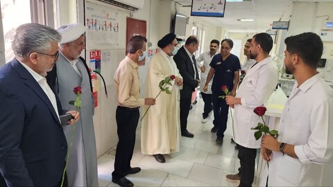 تصاویر/ تجلیل امام جمعه جم از پرستاران
