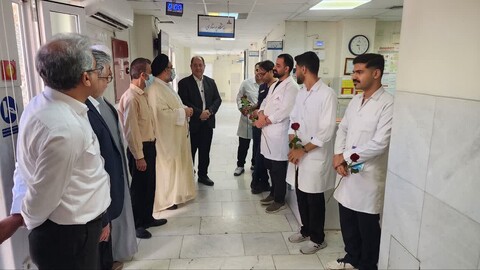 تصاویر/ تجلیل امام جمعه جم از پرستاران