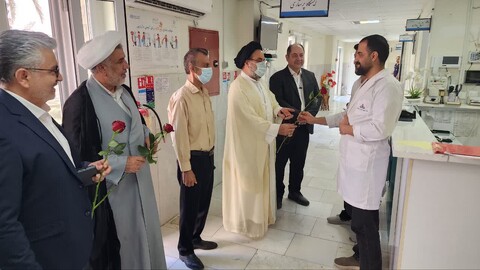 تصاویر/ تجلیل امام جمعه جم از پرستاران