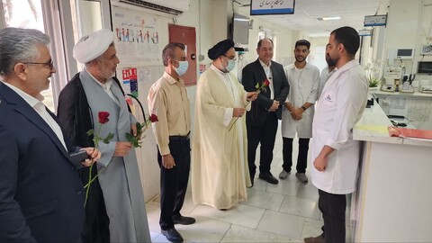 تصاویر/ تجلیل امام جمعه جم از پرستاران